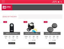 Tablet Screenshot of kprocamera.com